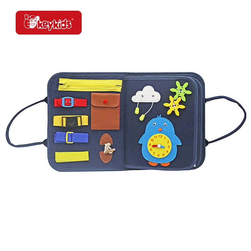 Montessori Felt Activities Board Toddler Travel Toys for Car Plane W12D476B