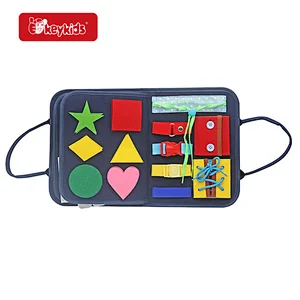 Montessori Felt Activities Board Toddler Travel Toys for Car Plane W12D476B