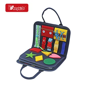 Montessori Felt Activities Board Toddler Travel Toys for Car Plane W12D476B